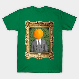 Orange Man in Vintage Frame T-Shirt